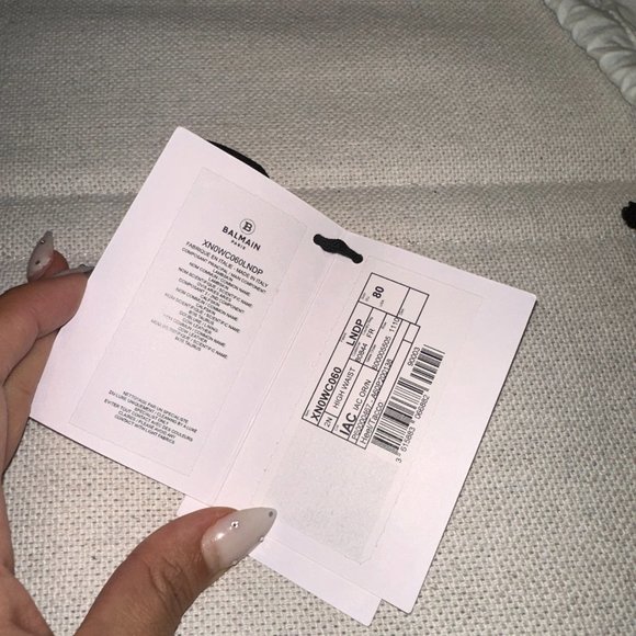 BALMAIN - Monogram-pattern wide belt - Picture 7 of 8